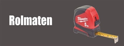 Rolmaten en duimstokken