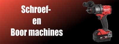 Milwaukee schroef- en boor machines