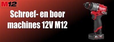 Milwauke schroef en boor machines 12V