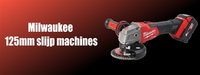Milwaukee 125mm machines