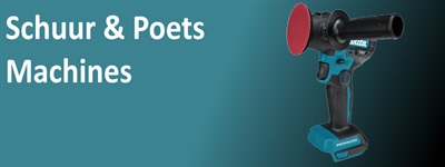 schuur en poetsmachines