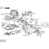 Courroie Rabot Bosch HTD255-3M-14 85 Dents – Compatible PHO2.82 / PHO20.82 / FO150 / FO200