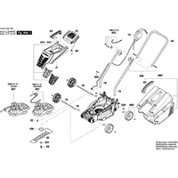 NeedSpares Levier de positionnement de Rechange pour Tondeuse à Gazon Bosch Rotak 320 340 32 34 36 37 