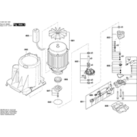 pochette de joints Bosch F016F04458 pour nettoyeur haute pression AQT 
