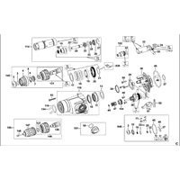 Mandrin De Perceuse DEWALT N403111 496244-00 – 3 Griffes Métal Pour D25144 D25134, Accessoire Perceuse SDS Plus Robuste