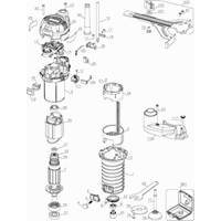Dewalt D26200 Type 1 spare parts and technical drawings Kruis Powertools