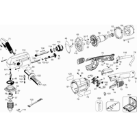 Dewalt Dw124k Type 2 spare parts and technical drawings Kruis Powertools