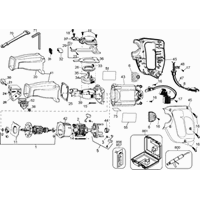 Dewalt Dw303 Type 1 spare parts and technical drawings Kruis Powertools